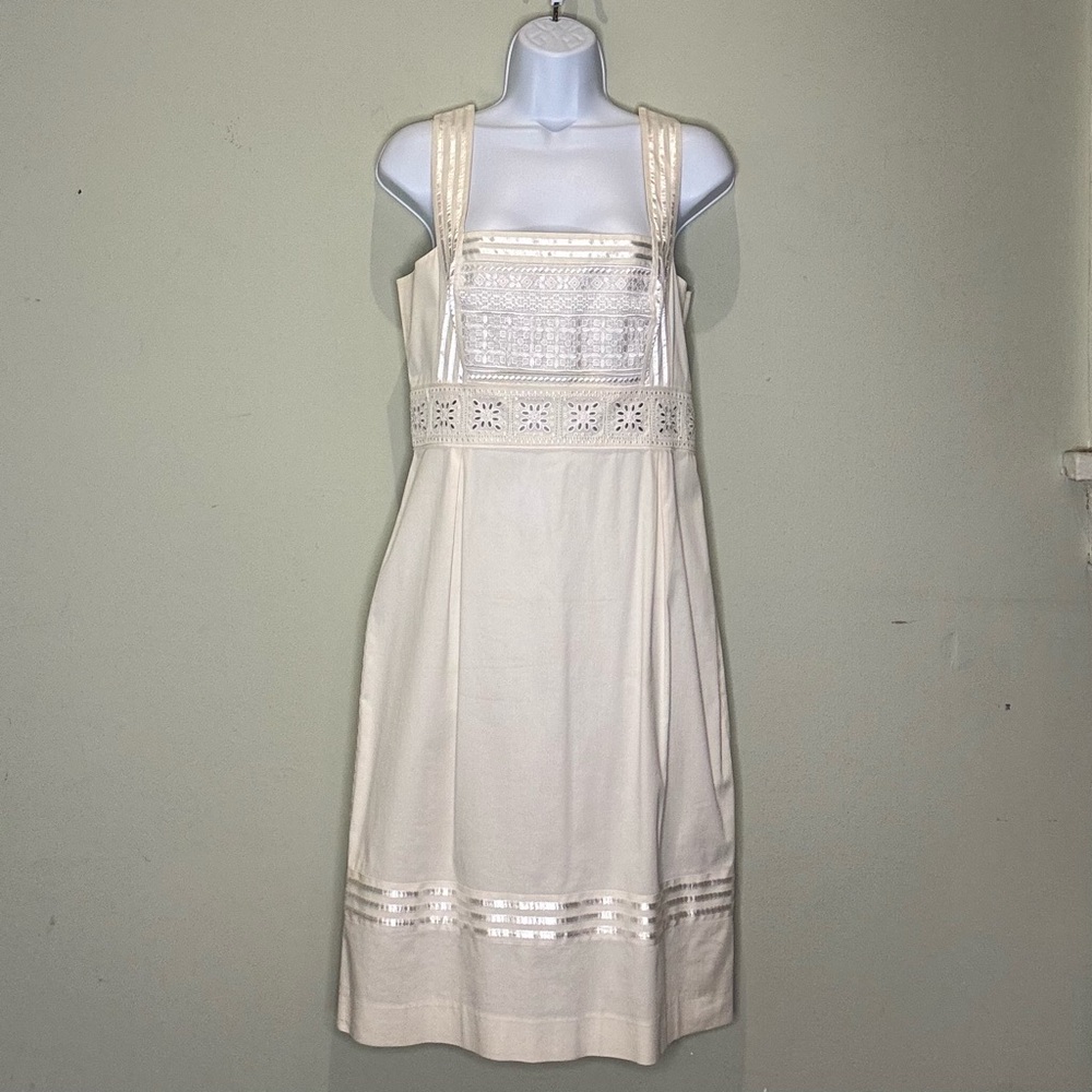 White Catherine Malandrino dress, size 6